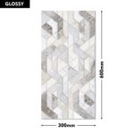 Range Wall Tile CA-AVOLA GREY DECOR-B 300x600mm