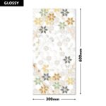 Range Wall Tile CA-OLAS WHITE DECOR -B 300x600mm