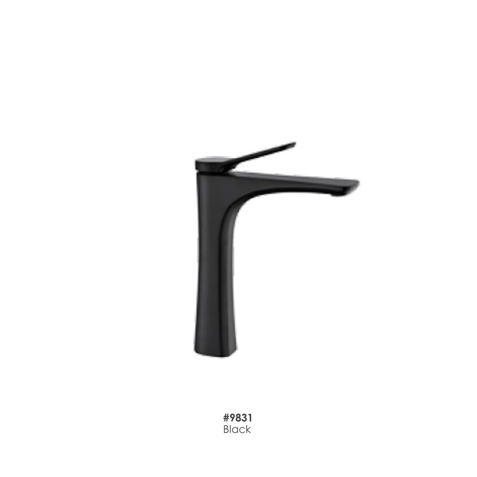Basin Mixer Long Neck TL9010 Black Silica basin-mixer-long-neck-tl9010-black-silica