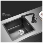 Black Metal Sink 500x400mm