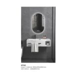 Shine Slate Counter With Seamless Basin +Mirror (SJ-3003)