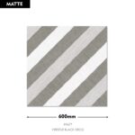 RANGE VERSTILE BLACK DECOR 600X600MM