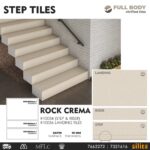 DM ROCK CREMA  LANDING TILE(FULL BODY) (600X900MM)