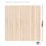 DOMINGO WOODEN PLANK TILE 200X1200M Carson Honey Pine (R6)