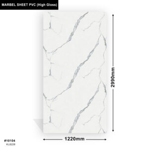 High Glossy PVC marble Sheet (KL8228) 1220x2990x3mm