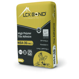 LexBond Tile Adhesive NSA (3G) Grey (Premium)